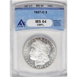 1887-O S$1 MS64 Deep Mirror Prooflike ANACS. This spec 