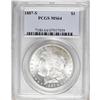 Image 1 : 1887-S S$1 MS64 PCGS. Choice with pleasing luster and 