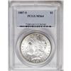 Image 1 : 1887-S S$1 MS64 PCGS. Flashy and brilliant on the obve 