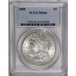 1888 S$1 MS66 PCGS. Bright and brilliant on the obvers 