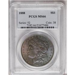 1888 S$1 MS66 PCGS. Nicely struck and quite luster. Vi 
