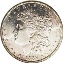 1888-S S$1 MS64 Deep Mirror Prooflike NGC. Dazzling fi 