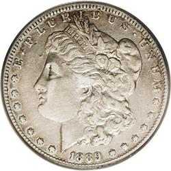 1889-CC S$1 VF30 PCGS. Original medium gray surfaces 