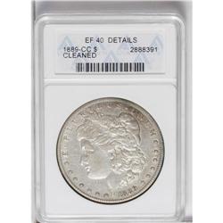 1889-CC S$1 --Cleaned--ANACS. XF40 Details. Dashes of g 