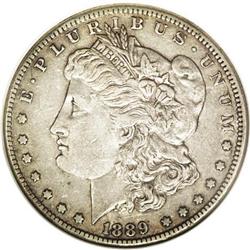 1889-CC S$1 XF45 NGC. A Choice XF example of this key- 