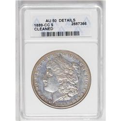 1889-CC S$1 --Cleaned--ANACS. AU50 Details. Unnaturally 