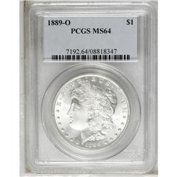 1889-O S$1 MS64 PCGS. A few tiny surface marks in the 