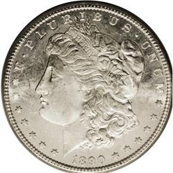 1890-CC S$1 MS64 Deep Mirror Prooflike PCGS. Brilliant 