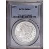 Image 1 : 1891 S$1 MS64 PCGS. Bright-white with shimmering cartw 