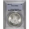 Image 1 : 1891-CC S$1 MS64 PCGS. VAM-3. A Top 100 Variety. This 