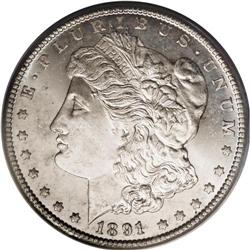 1891-CC S$1 MS64 Prooflike PCGS. This specimen is char 