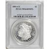 Image 3 : 1891-CC S$1 MS64 Deep Mirror Prooflike PCGS. VAM-3. A 