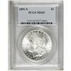 Image 1 : 1891-S S$1 MS65 PCGS. Sparkling mint frost blankets ea 