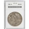 Image 1 : 1894 S$1 XF40 ANACS. Medium gray color overall, a dark 
