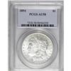 Image 3 : 1894 S$1 AU58 PCGS. This scarce P-mint is untoned with 