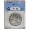 Image 1 : 1895-O S$1 VF30 ANACS. One of a handful of dates of th 