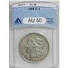 Image 1 : 1895-O S$1 AU50 ANACS. Deep silver-gray color with att 