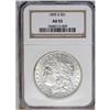 Image 1 : 1895-S S$1 AU55 NGC. A charming and solidly detailed C 