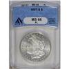 Image 1 : 1897-S S$1 MS66 Prooflike ANACS. An exceptional exampl 