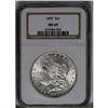 Image 1 : 1899 S$1 MS64 NGC. Choice with great luster and a trac 