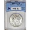 Image 1 : 1900-O/CC S$1 MS63 ANACS. VAM-11. A Top 100 Variety. B 