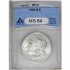 Image 1 : 1902-S S$1 MS64 ANACS. A highly lustrous and well stru 