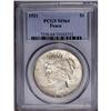 Image 1 : 1921 S$1 MS64 PCGS. A Choice and frosty piece struck i 