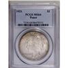 Image 1 : 1921 S$1 MS64 PCGS. Well detailed beneath moderate ros 