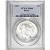 Image 1 : 1921 S$1 MS64 PCGS. The first year of issue of this sh 
