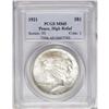 Image 1 : 1921 S$1 MS65 PCGS. The centers are well struck, altho 
