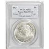 Image 1 : 1921 S$1 MS65 PCGS. A highly lustrous Gem with wisps o 