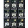Image 2 : 1923 S$1 MS65 PCGS, nine examples, all graded MS65 by 