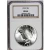 Image 1 : 1923 S$1 MS66 NGC. A frosty and essentially untoned Pr 