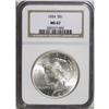Image 3 : 1924 S$1 MS67 NGC. Representing near-ultimate quality 