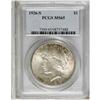 Image 1 : 1926-S S$1 MS65 PCGS. Fully lustrous with satiny silve 