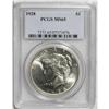 Image 3 : 1928 S$1 MS65 PCGS. A fully brilliant and radiant exam 