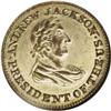 Image 1 : 1834 Andrew Jackson Hard Times Token MS62 NGC. Low-4A, 