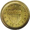 Image 2 : 1864 Civil War Token, Fuld 46/339B, R.7, MS64 NGC. A ca 