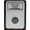 Image 3 : (1860) Abraham Lincoln Campaign Medal MS63 NGC. D-AL-18 