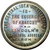Image 2 : 1861 Lincoln Inauguration Address Medal MS60 Uncertif 