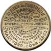 Image 1 : (1861) Hartford Alfred S. Robinson Hard Times Token 