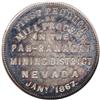 Image 2 : (1867) New York F. Prentice Hard Times Token 