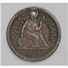 Image 2 : Counterstamped Seat Liberty Quarters,this is a pair of 