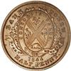 Image 1 : Province of Canada Bank of Montreal Half Penny token 18 