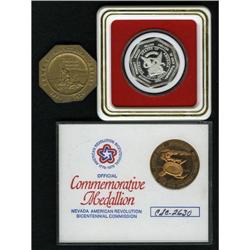 Three Mining related So-called Dollars with original bo 