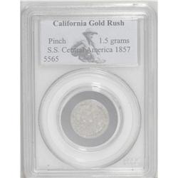 1857 S.S. Central America - California Gold Pinch, 1.5 