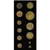 Image 1 : Group of Twelve Gold Coin Replicas, most were made in t 