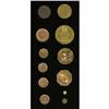 Image 2 : Group of Twelve Gold Coin Replicas, most were made in t 