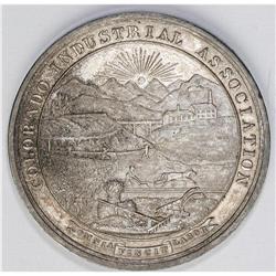 1876-77 Group Lot of Three Silver Colorado Industrial A 