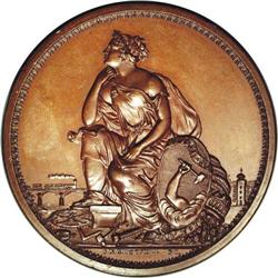 1892 Massachusetts Mechanic Association Medal in Bronze 